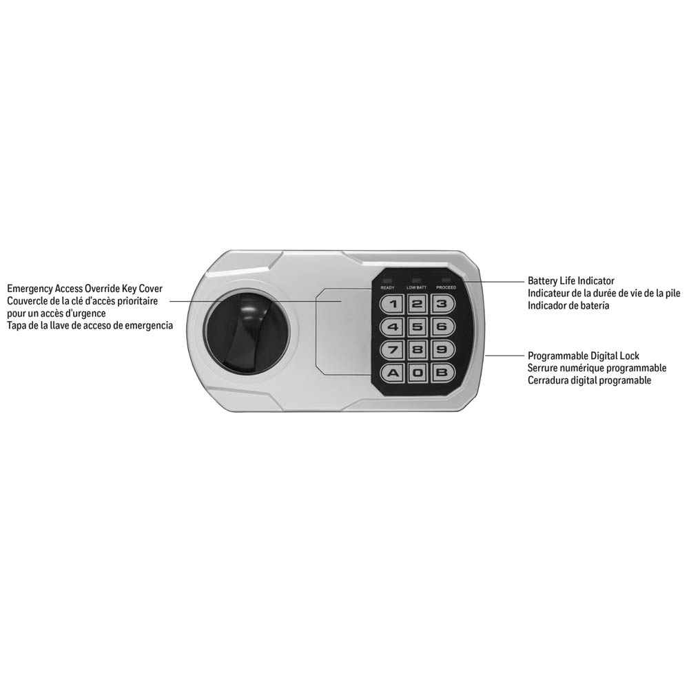 Honeywell 5330DOJ California-DOJ Approved Steel Security Safe - Image 4
