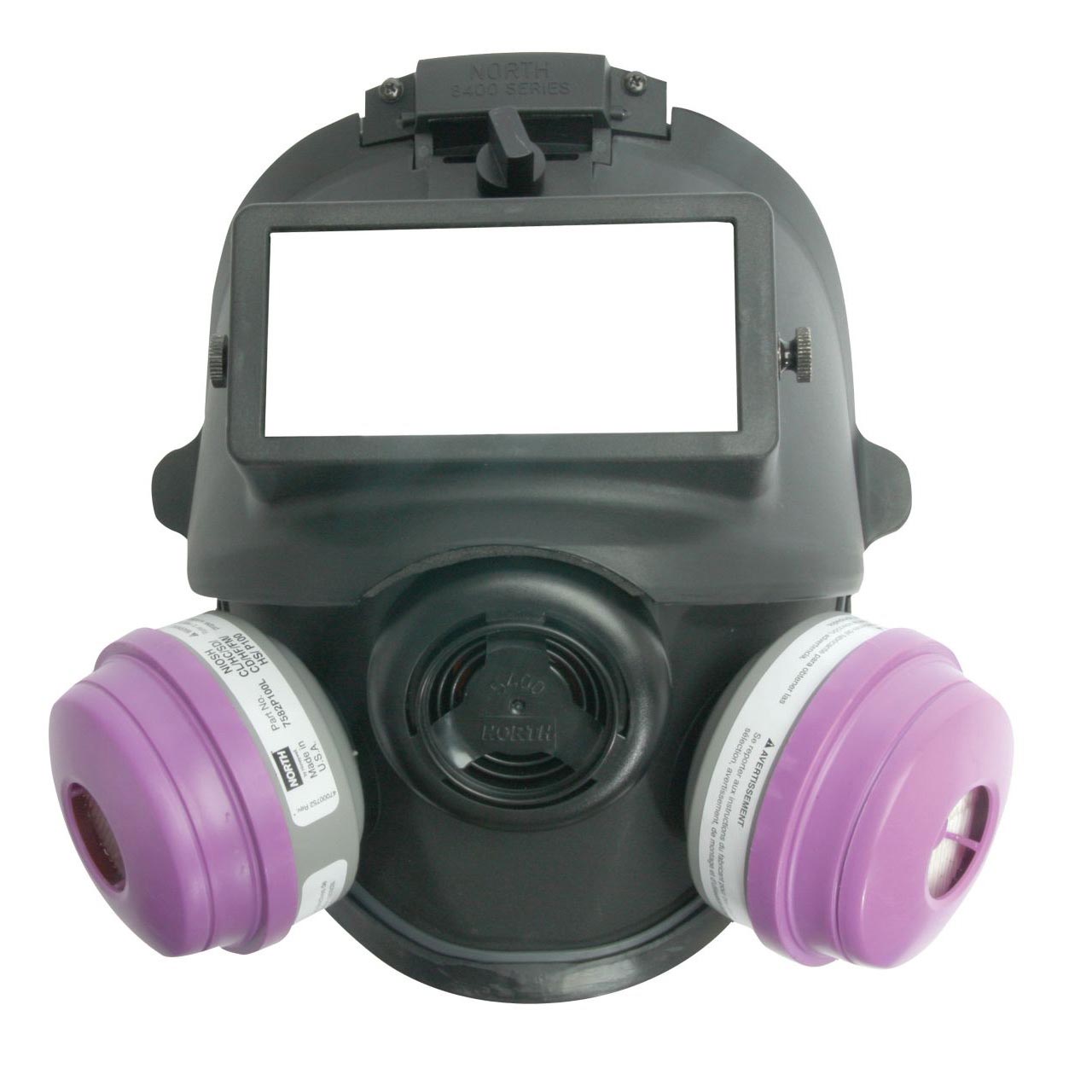 Honeywell North 5400 Series Full Face Respirator with Welding Attachment - Image 2