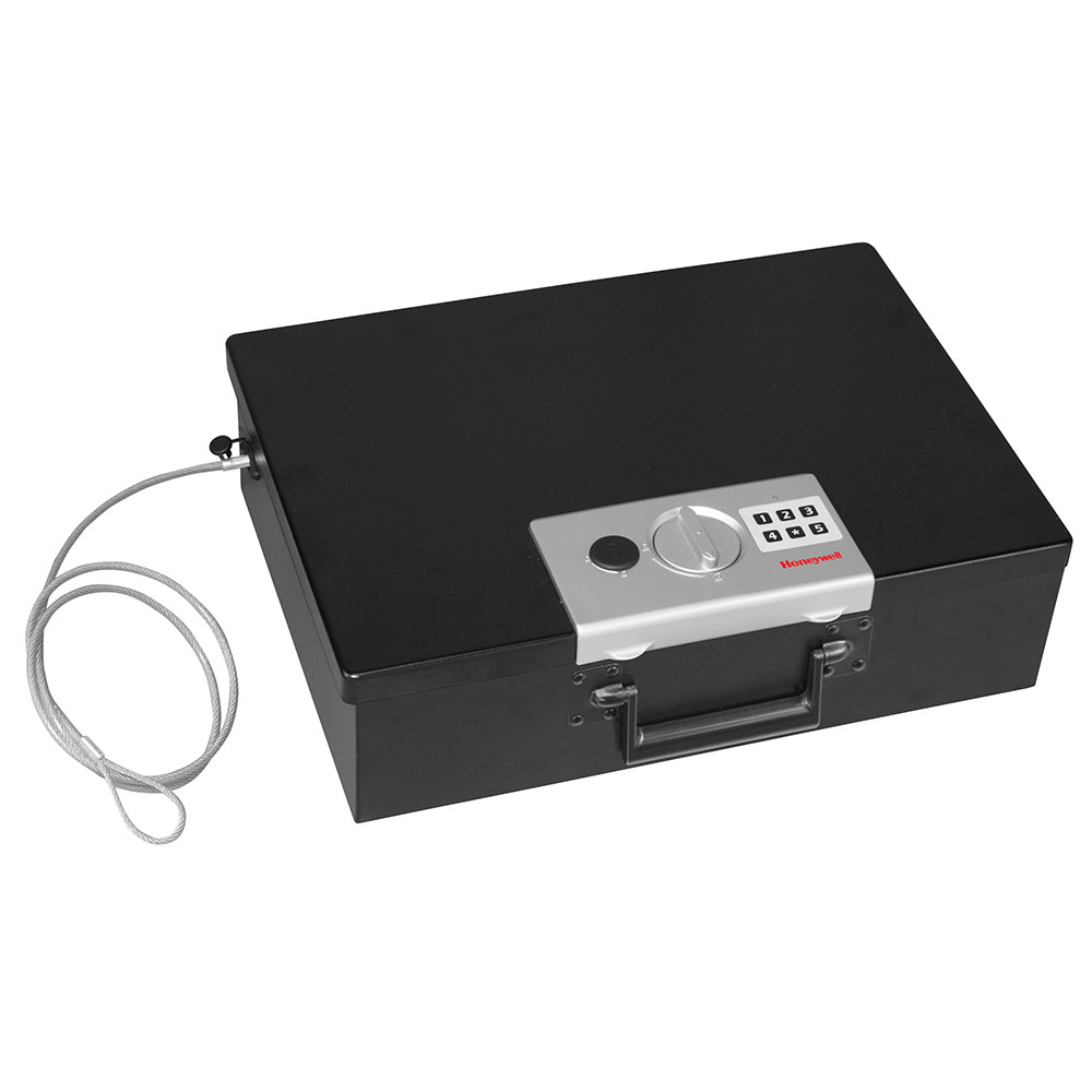 Honeywell 6110 Digital Steel Laptop Security Box with Secure Cable Tether (.48 cu ft.) - Image 2