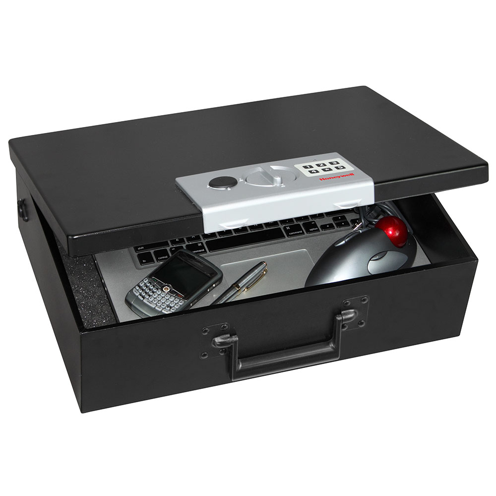 Honeywell 6110 Digital Steel Laptop Security Box with Secure Cable Tether (.48 cu ft.) - Image 4