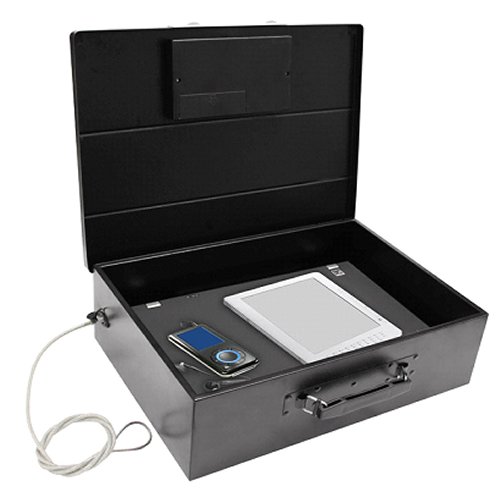 Honeywell 6110 Digital Steel Laptop Security Box with Secure Cable Tether (.48 cu ft.)