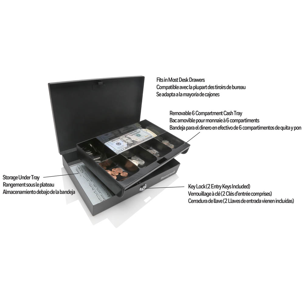 Honeywell 6212 Low Profile Cash Box (1 Bill/5 Coin Slots) - Image 5