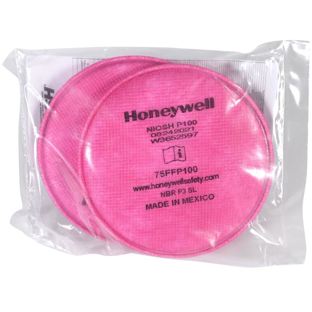 Honeywell North Flexible, Low Profile P100 Filter with Odor Relief, 2-Pack - 75FFP100NL - Image 2
