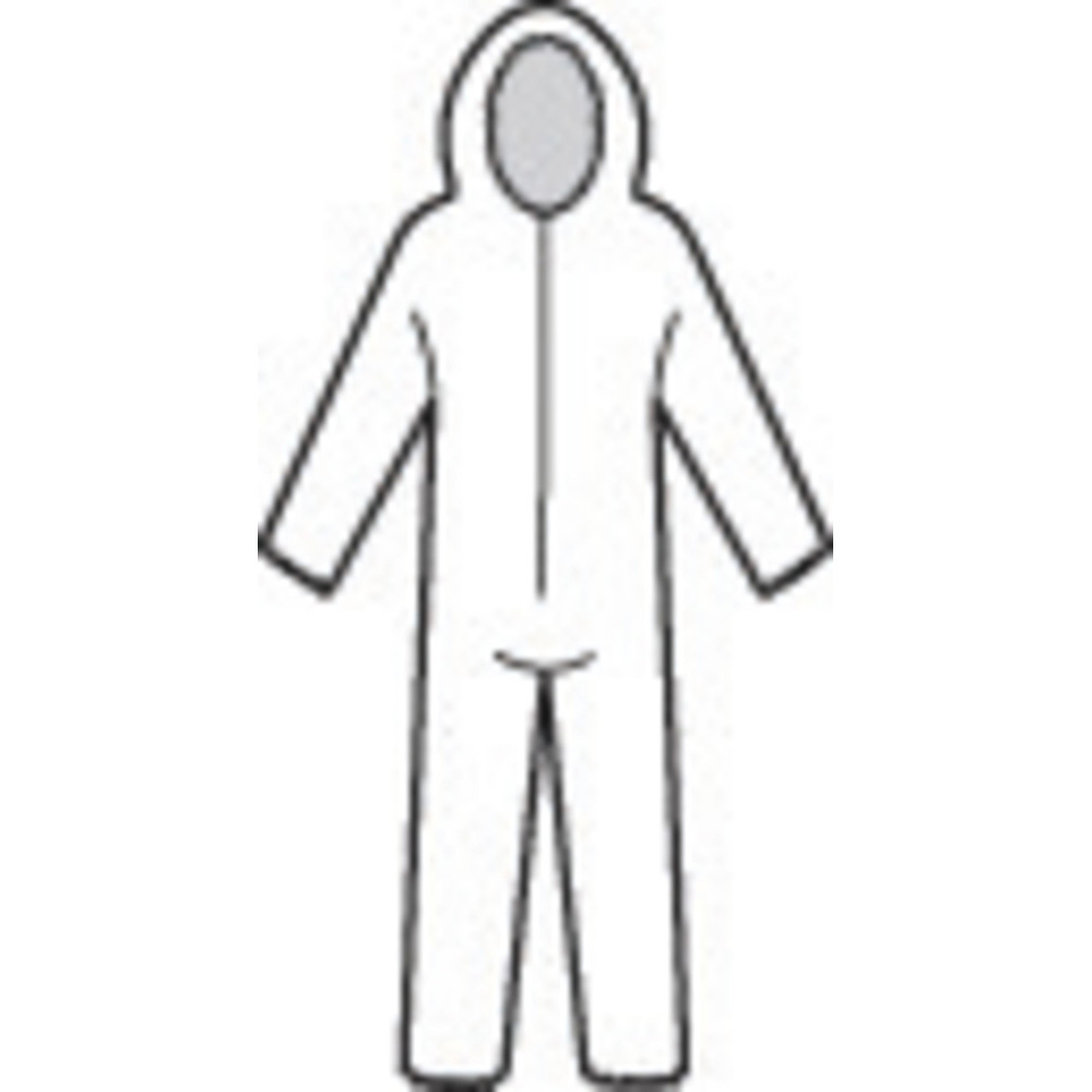 Honeywell North Gen AIR Coverall, White, Medium - 85596/M-H5 - Image 2