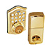 Honeywell Electronic Deadbolt Door Lock with Keypad in Polished Brass, 8712009 - Image 5