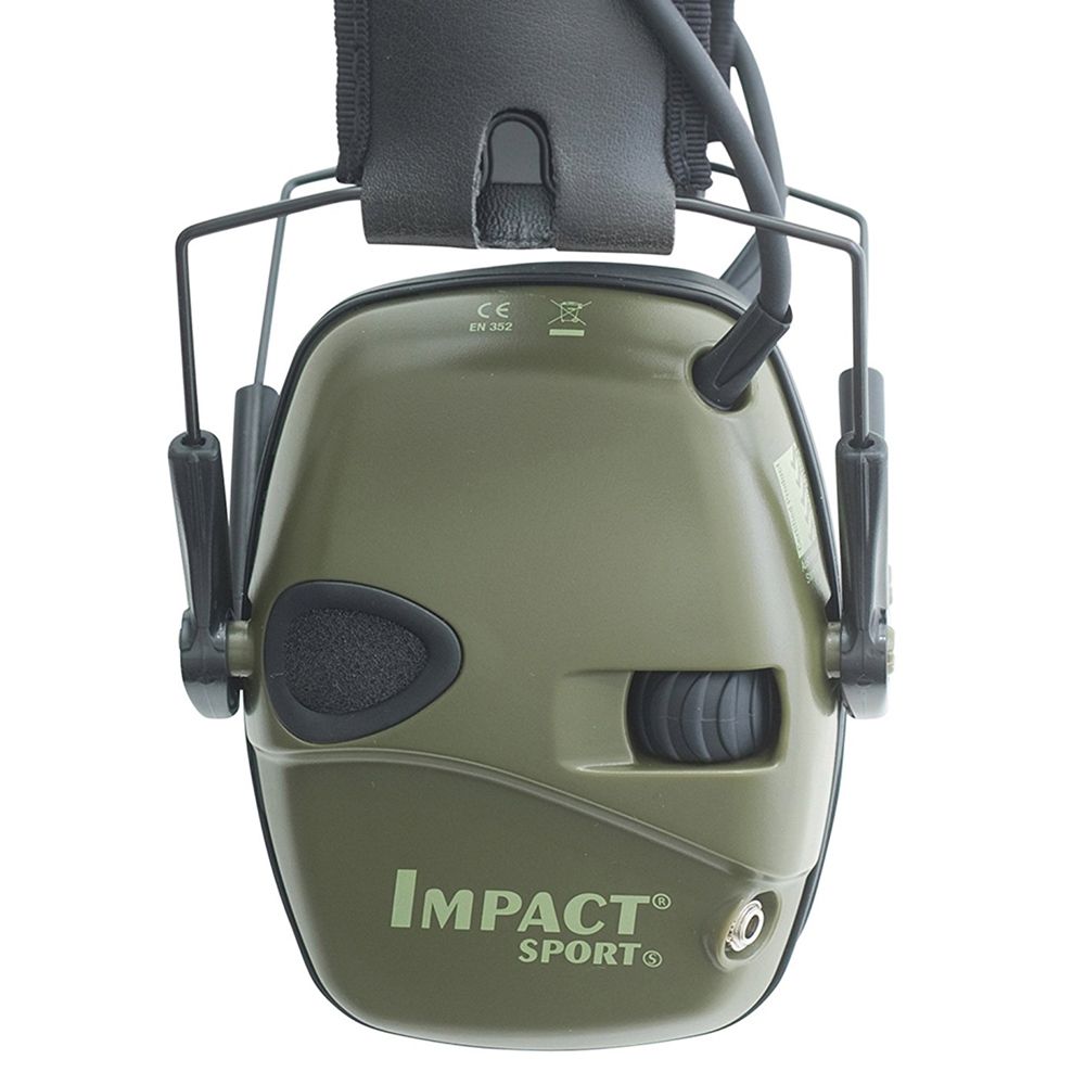 Howard Leight by Honeywell Impact Sport Sound Amplification Electronic Shooting Earmuff, Hunter Green - R-01526 - Image 2