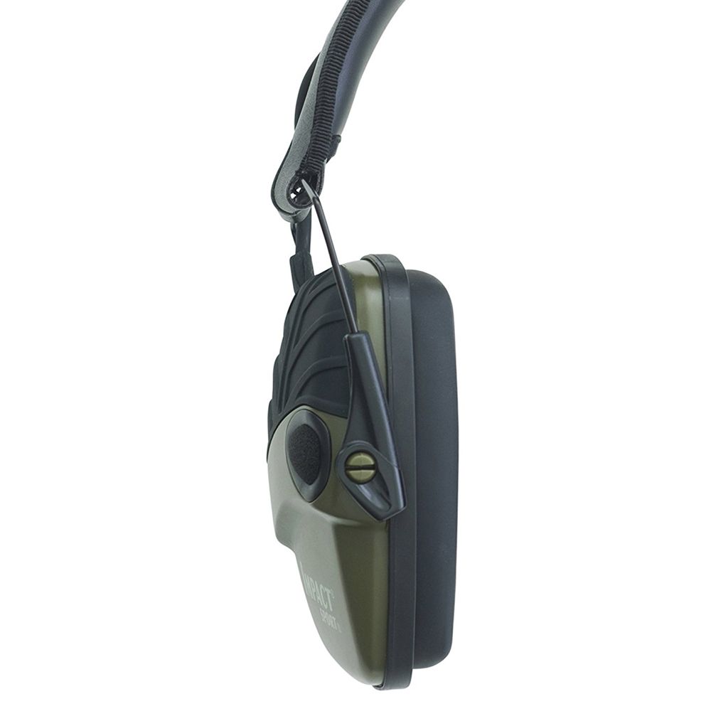 Howard Leight by Honeywell Impact Sport Sound Amplification Electronic Shooting Earmuff, Hunter Green - R-01526 - Image 4