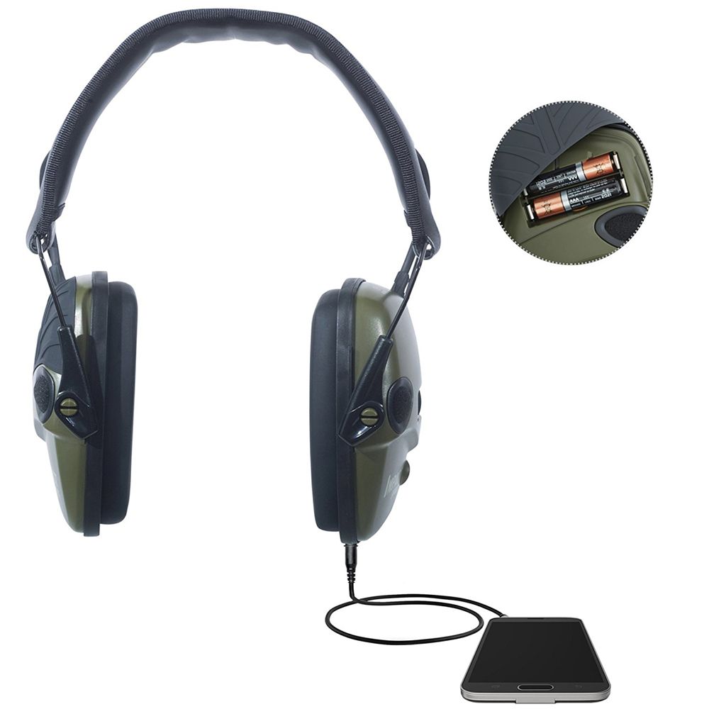 Howard Leight by Honeywell Impact Sport Sound Amplification Electronic Shooting Earmuff, Hunter Green - R-01526 - Image 5