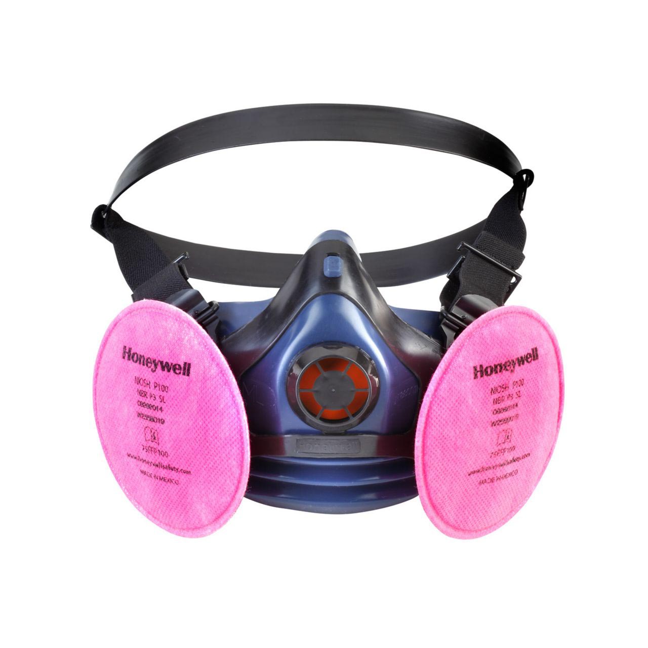 Honeywell RU8800 Triple Flange Silicone Half Mask Respirator - Image 4