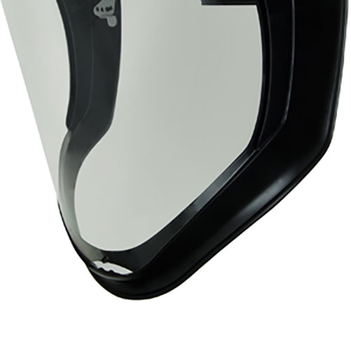 Uvex by Honeywell Bionic Face Shield with Hard Hat Adapter and Clear Polycarbonate Visor - S8505 - Image 3