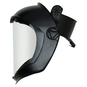 Uvex by Honeywell Bionic Face Shield with Hard Hat Adapter and Clear Polycarbonate Visor - S8505