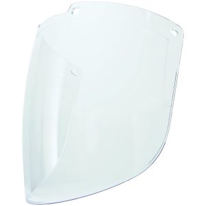 Uvex by Honeywell Turboshield Clear Polycarbonate Replacement Visor, Clear Lens with Dual Anti-Scratch/Anti-Fog Lens Coating - S9555