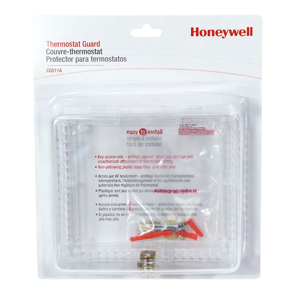 Honeywell Home CG511A Medium Thermostat Guard with Inner Shelf to Prevent Tampering - Image 4