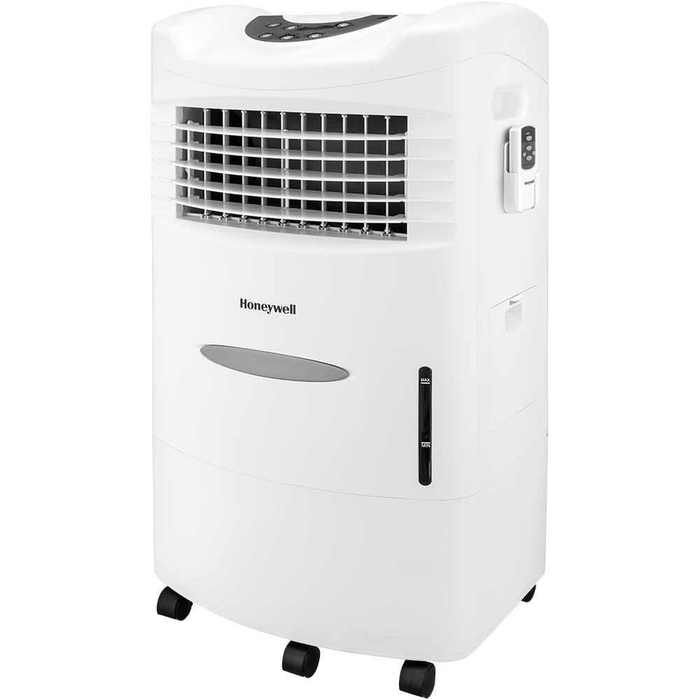 Honeywell CL201AEW Evaporative Air Cooler with Remote Control, 470 CFM - 5.3 Gallon Tank, White - Image 2