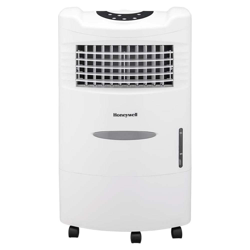 Honeywell CL201AEW Evaporative Air Cooler with Remote Control, 470 CFM - 5.3 Gallon Tank, White
