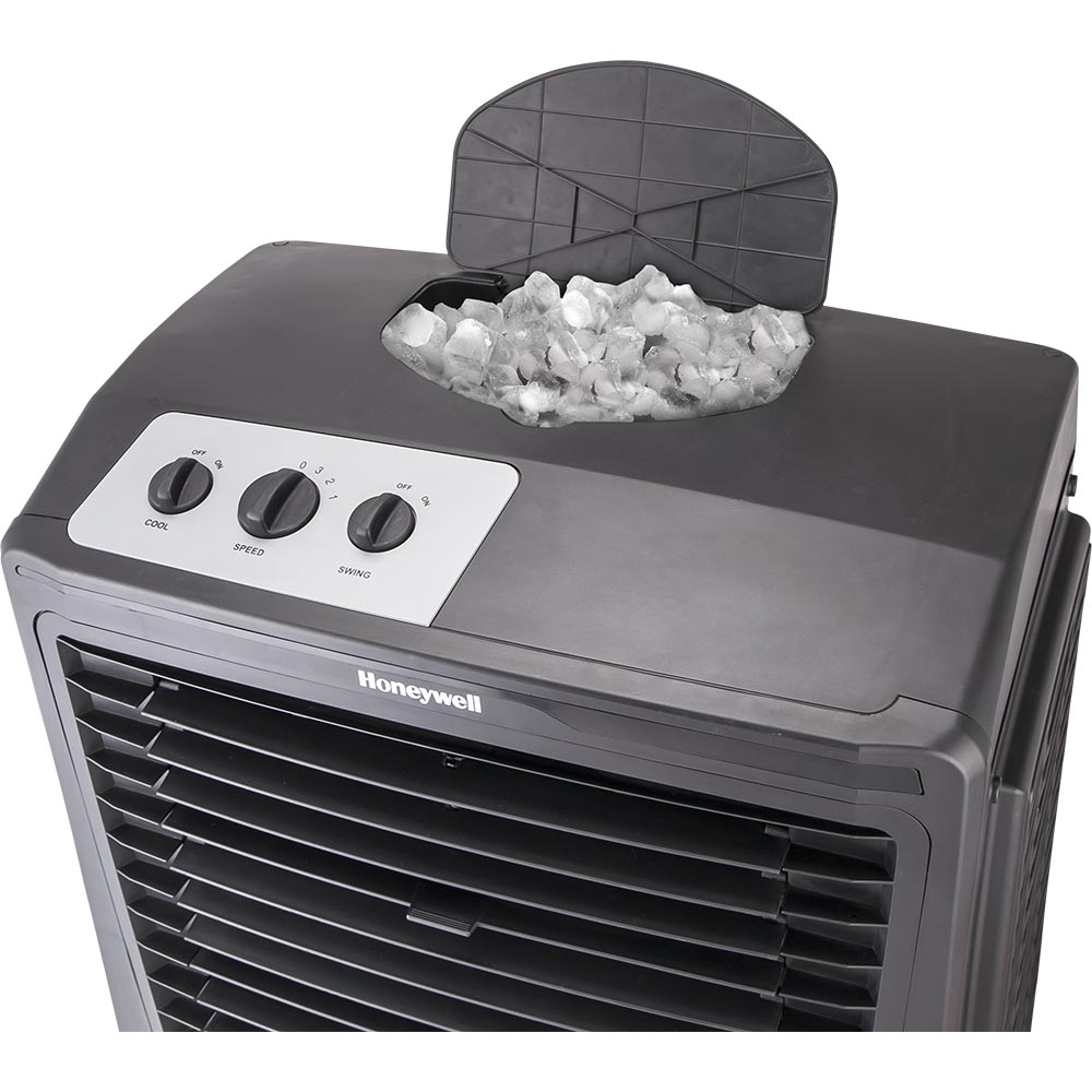 Honeywell CO610PM Outdoor Evaporative Air Cooler and Fan, 2669 CFM for Large Spaces - 14 Gallon Tank, Black - Image 5