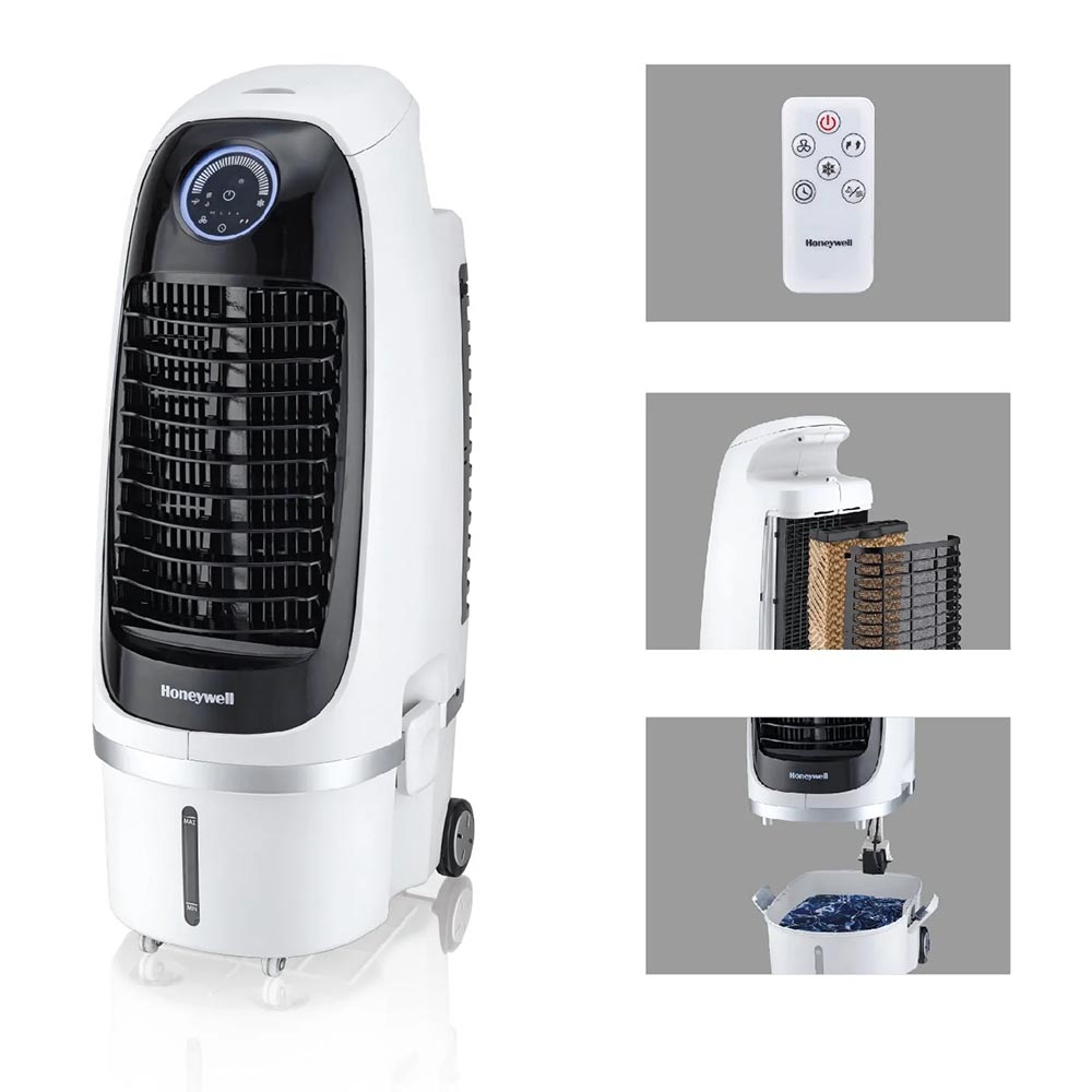 Honeywell CS10PE Spot Evaporative Air Cooler with Detachable Tank, 459 CFM for Small Spaces - White - Image 2