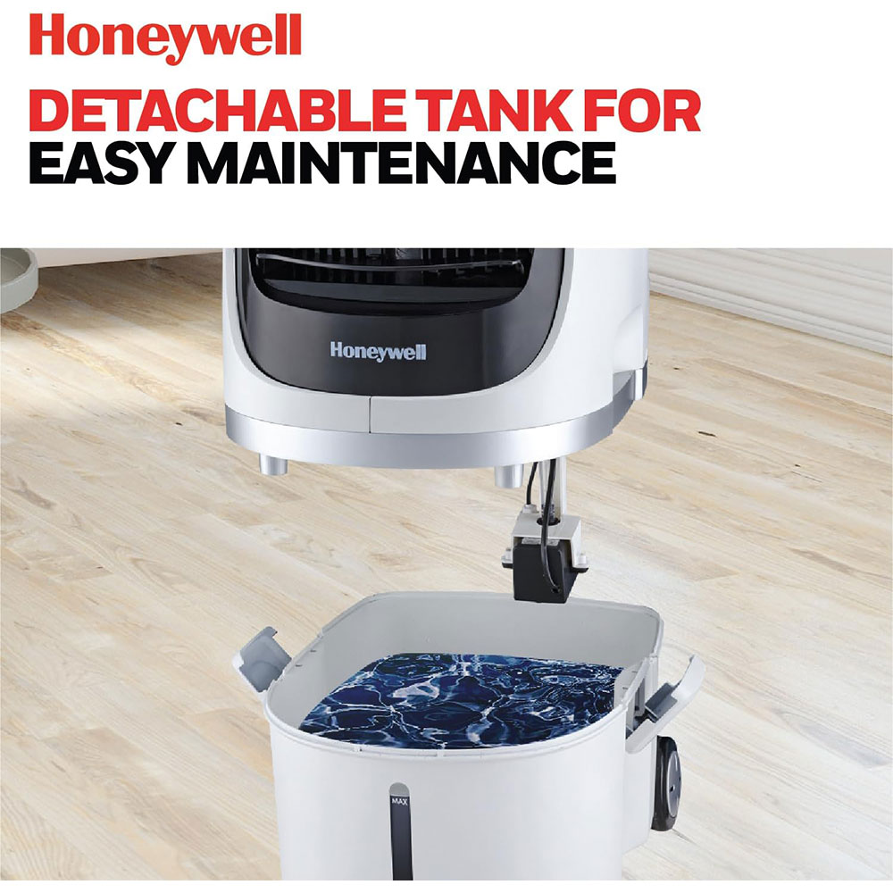 Honeywell CS10PE Spot Evaporative Air Cooler with Detachable Tank, 459 CFM for Small Spaces - White - Image 5