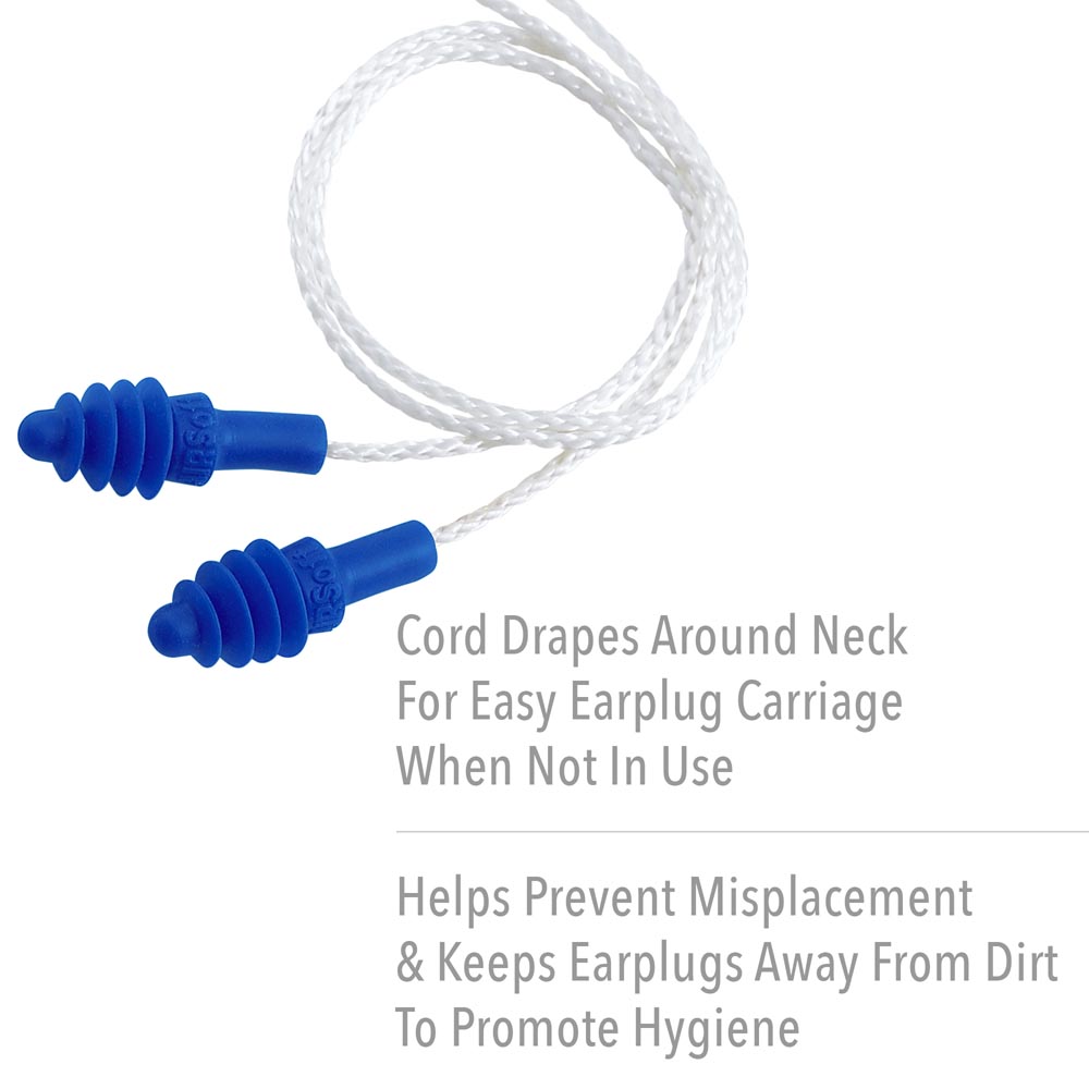 Honeywell Howard Leight AIRSoft Tapered TPE Corded Earplugs, 1000 Pairs - Image 5