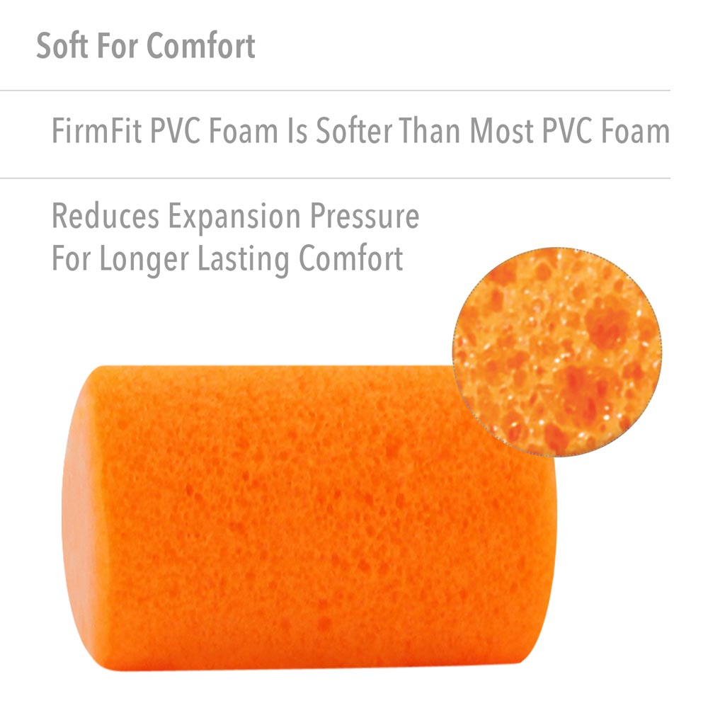 Howard Leight Firm Fit Disposable Foam Earplugs, Polybag, 200-Pairs - Image 5
