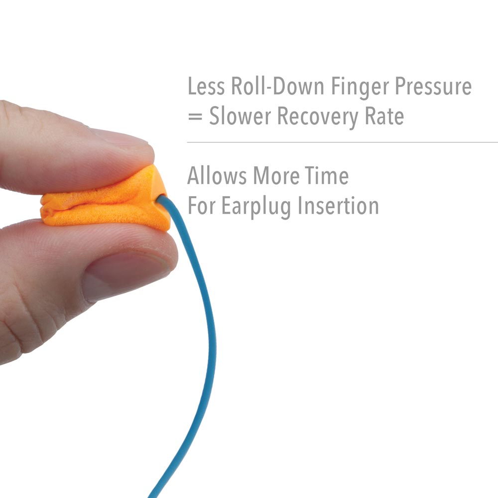 Howard Leight Firm Fit Corded Disposable Foam Earplugs, Polybag, 100-Pairs - Image 5