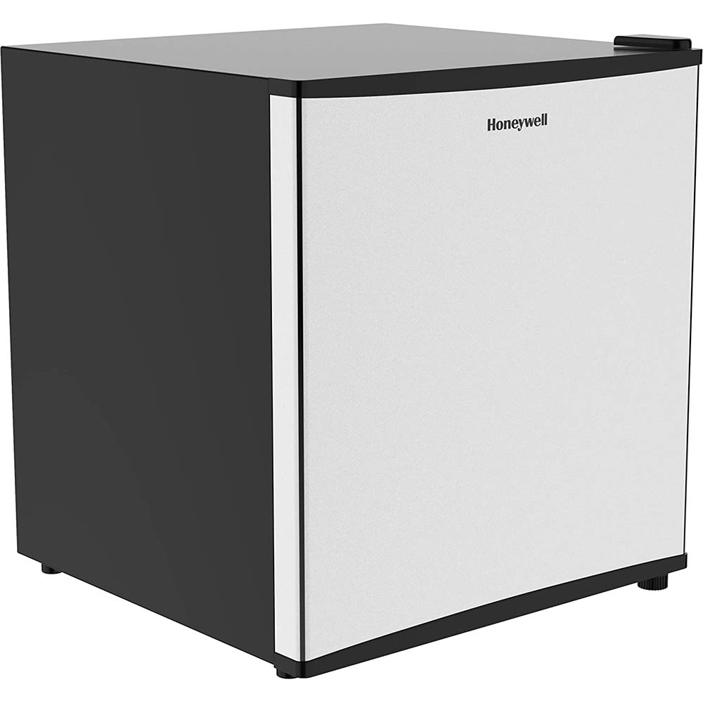 Honeywell Compact Refrigerator 1.6 Cu Ft Mini Fridge with Freezer, Stainless Steel - H16MRS - Image 2