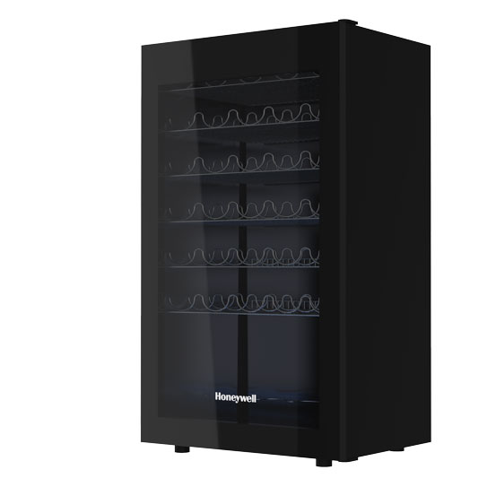 Honeywell 34 Bottle Small Wine Cooler Refrigerator with Digital Thermostat, Black - H34WCB - Image 3