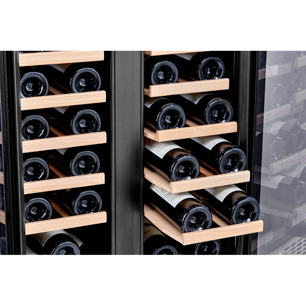 Honeywell 36 Bottle Dual Zone Under Counter Wine Cooler Fridge with Digital Temperature Control, Stainless Steel - H36WCS - Image 4