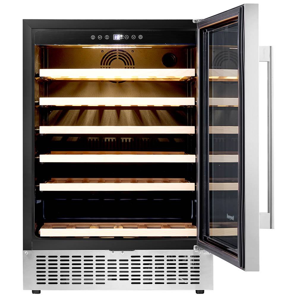 Honeywell 46 Bottle Wine Cooler Refrigerator with Touch Controls, Stainless Steel - H46WCS-1 - Image 2