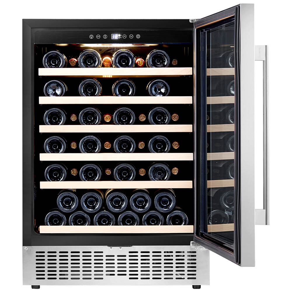 Honeywell 46 Bottle Wine Cooler Refrigerator with Touch Controls, Stainless Steel - H46WCS-1 - Image 5