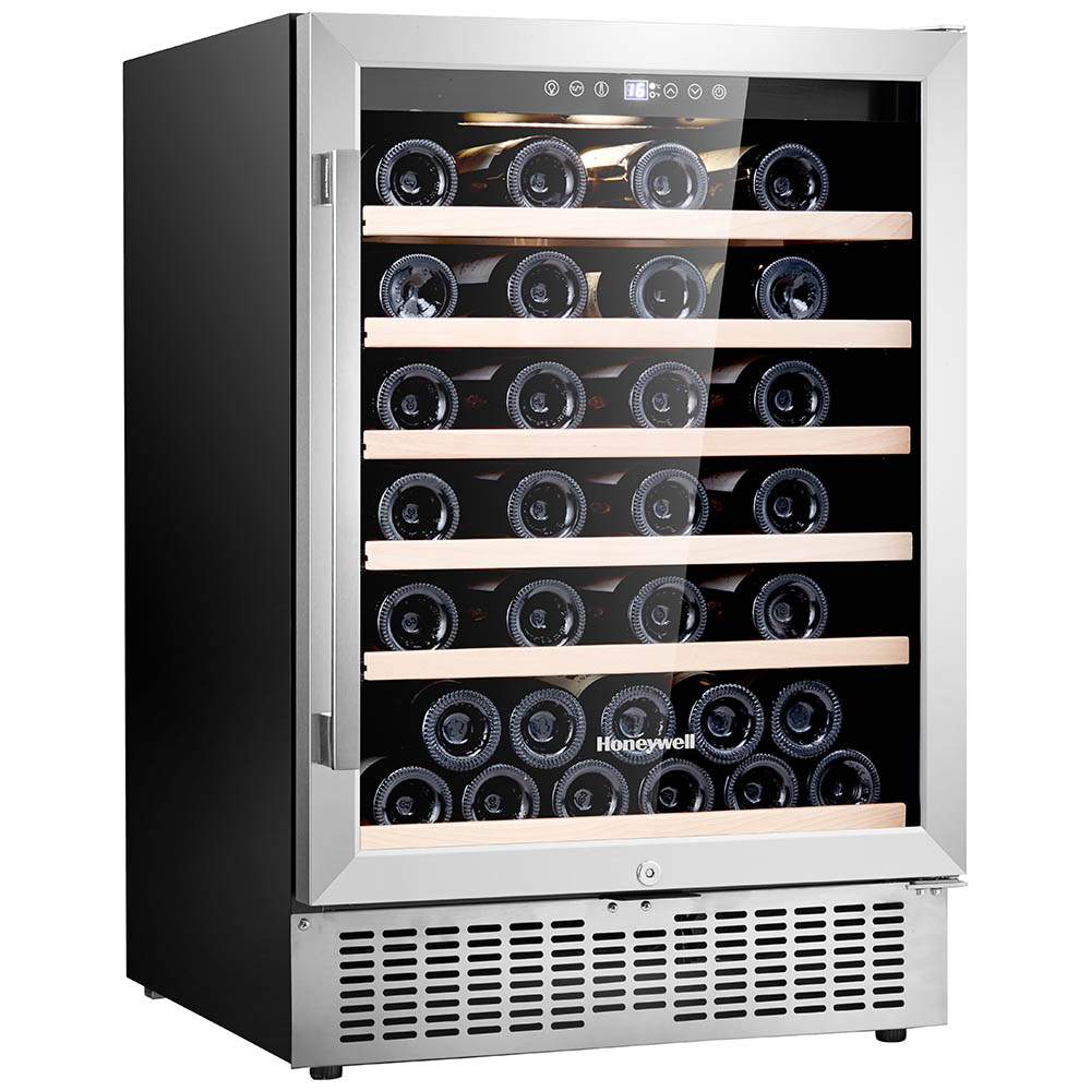 Honeywell 46 Bottle Wine Cooler Refrigerator with Touch Controls, Stainless Steel - H46WCS-1 - Image 6