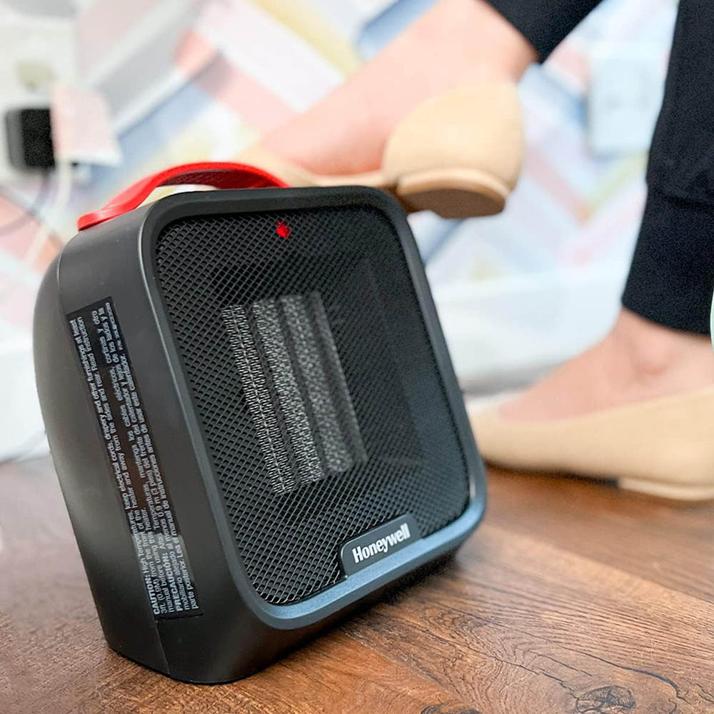 Honeywell UberHeat 5 Portable Ceramic Small Space Heater - Black, HCE210B - Image 8