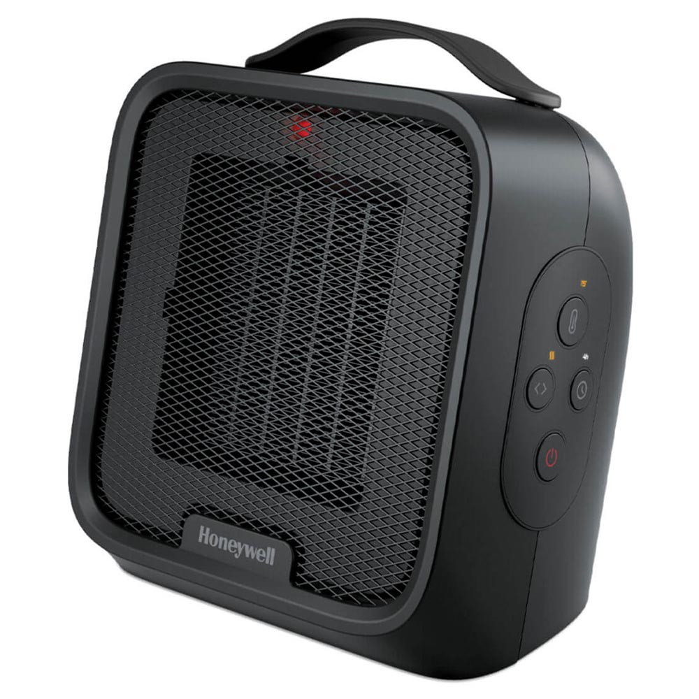 Honeywell UberHeat Plus Ceramic Heater for Small Spaces - Black, HCE220B