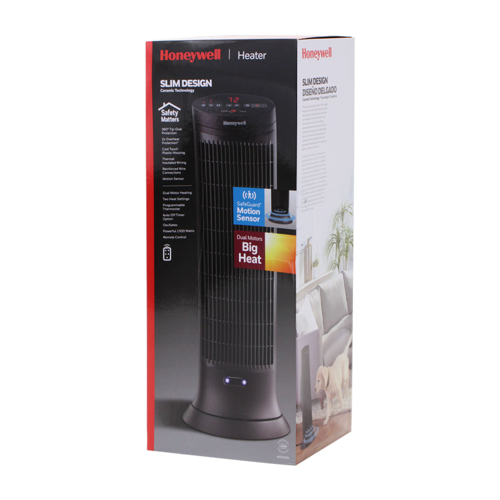 Honeywell Digital Ceramic Tower Heater with Motion Sensor, HCE323V - Image 3