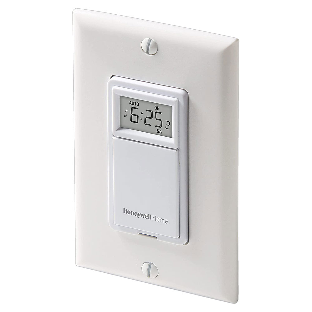 Honeywell Home 7 Day Programmable Light Switch Timer - RPLS730B, White - Image 2