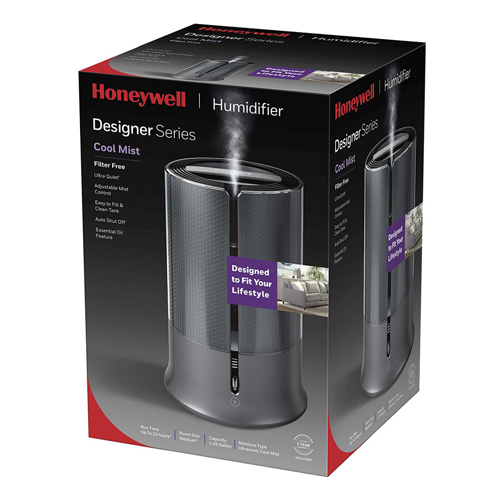 Honeywell Designer Series Cool Mist Humidifier - Black, HUL430B - Image 2