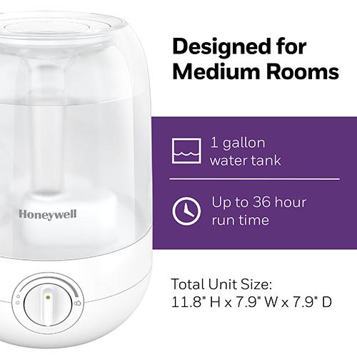 Honeywell Ultra Comfort Cool Mist Humidifier - White, HUL545W - Image 4