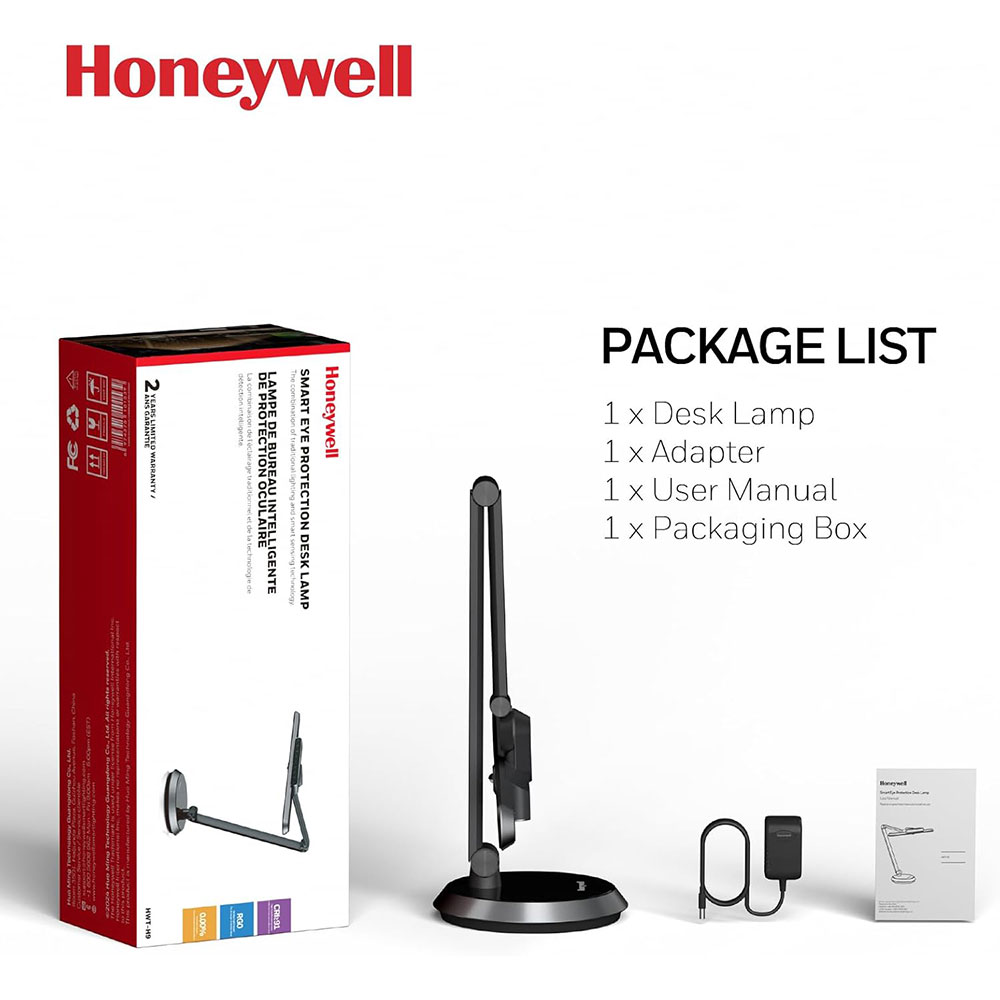 Honeywell Smart Motion Sensing Desk Lamp with Adjustable Arm and Touch Controls - HWT-H9 - Image 9