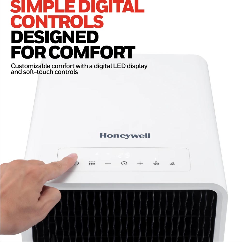 Honeywell 10,000 BTU Slim Portable Air Conditioner with Fan and Dehumidifier, HX4CESAWG0 - Image 2