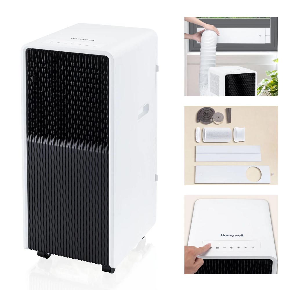 Honeywell 10,000 BTU Slim Portable Air Conditioner with Fan and Dehumidifier, HX4CESAWG0 - Image 3