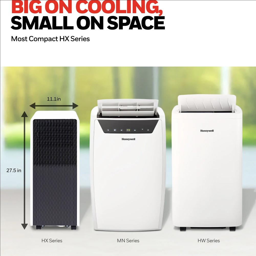 Honeywell 10,000 BTU Slim Portable Air Conditioner with Fan and Dehumidifier, HX4CESAWG0 - Image 6