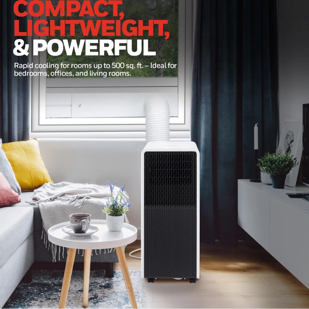 Honeywell 10,000 BTU Slim Portable Air Conditioner with Fan and Dehumidifier, HX4CESAWG0 - Image 9