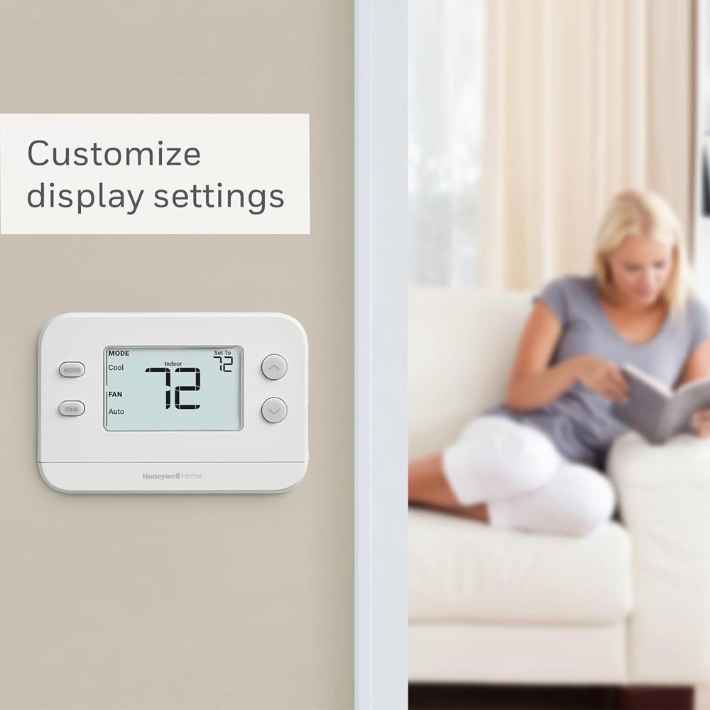 Honeywell Home X1N Non-Programmable Thermostat for Heating and Cooling Systems - Image 3