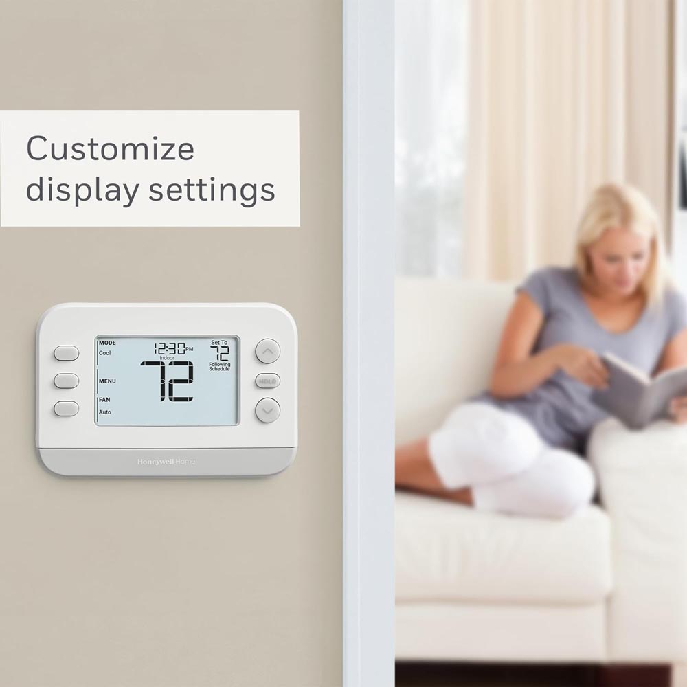 Honeywell Home Flexible Schedule X2P Programmable Thermostat for Heating and Cooling Systems - Image 4