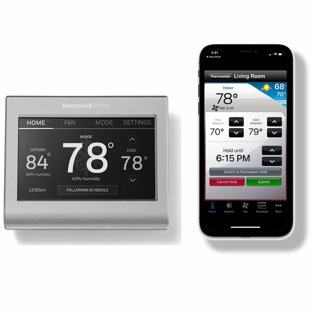 Honeywell Home RTH9585WF Wi-Fi Smart Color 7 Day Programmable Thermostat - Image 4