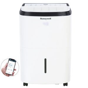 Honeywell TP70AWKNR Smart 70-Pint Energy Star Dehumidifier with Eco-Friendly Refrigerant, Wifi Connectivity and Alexa Control