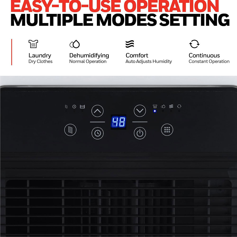Honeywell TPFIT32WK 32 Pint Energy Star Portable Dehumidifier - Image 4