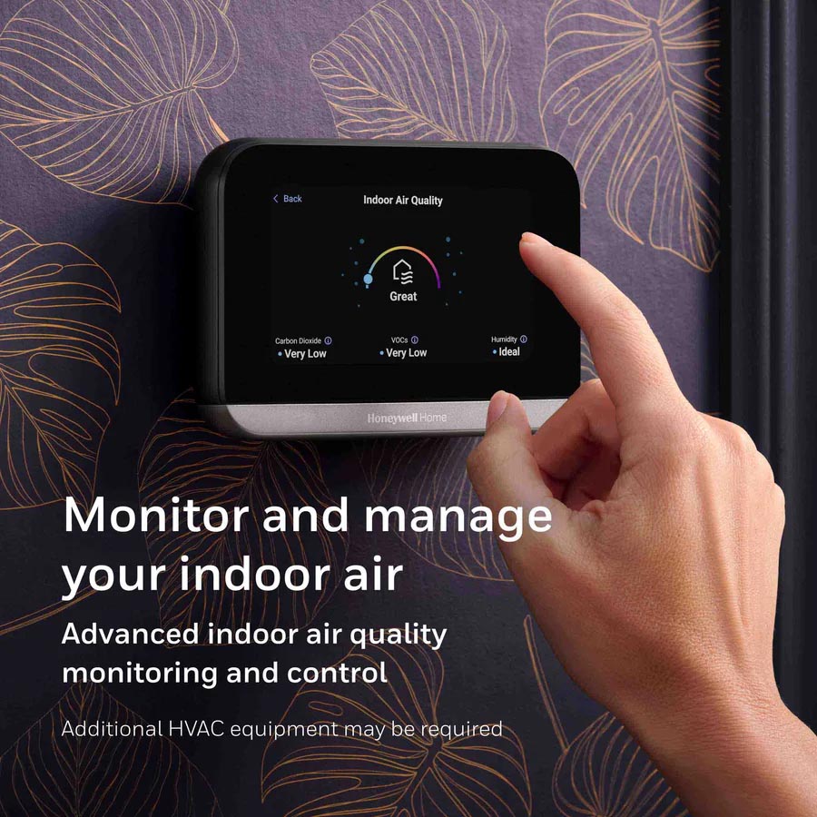 Honeywell Home X7S Smart Thermostat with Advanced Occupancy Sensing and Humidity Control, Black - X7SMC4B - Image 3