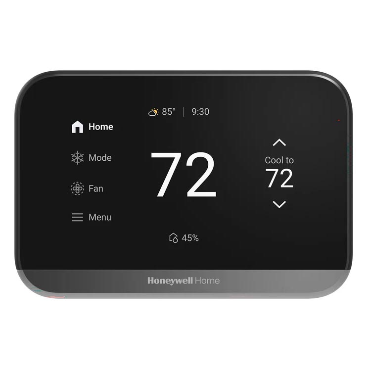 Honeywell Home X7S Smart Thermostat with Advanced Occupancy Sensing and Humidity Control, Black - X7SMC4B